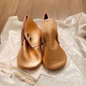 Mon Petit Blush Gold Oxfords